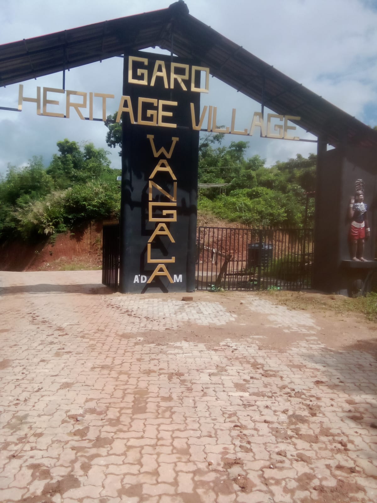 Garo Heritage Village entrance gate