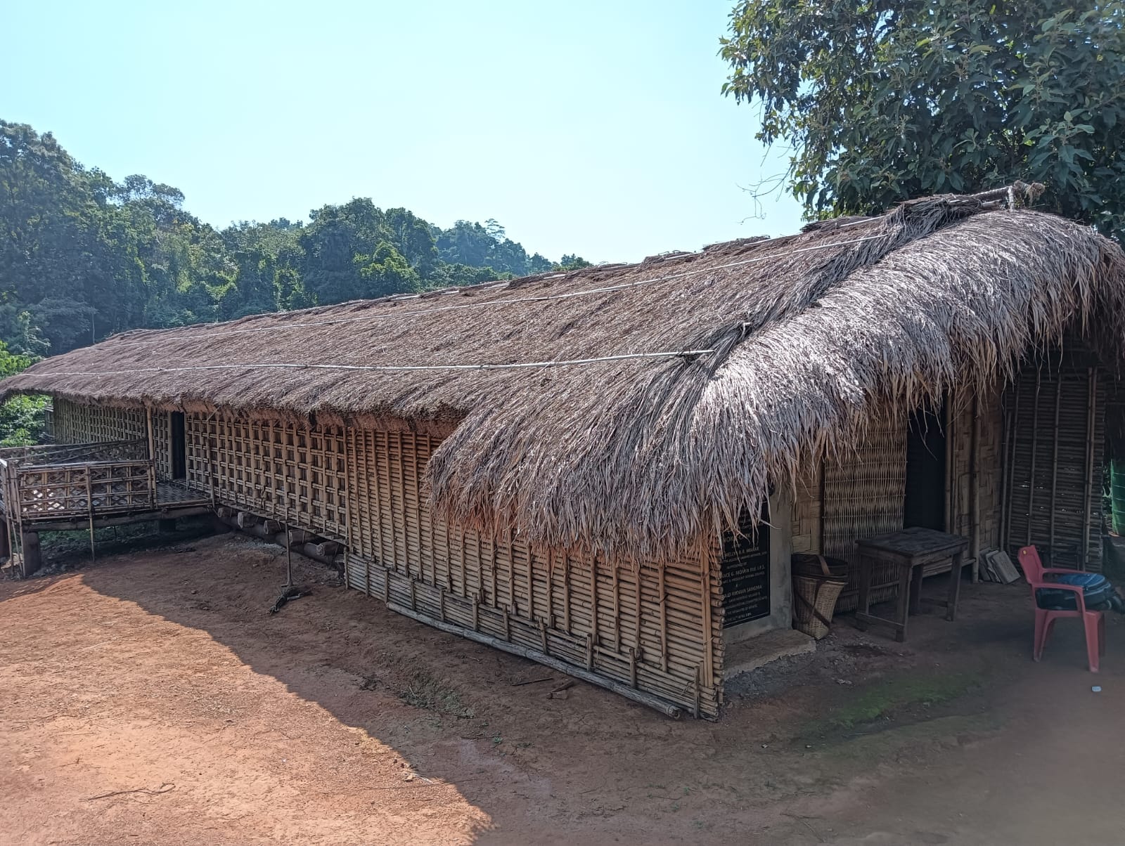 Traditional Garo home at the heritage village