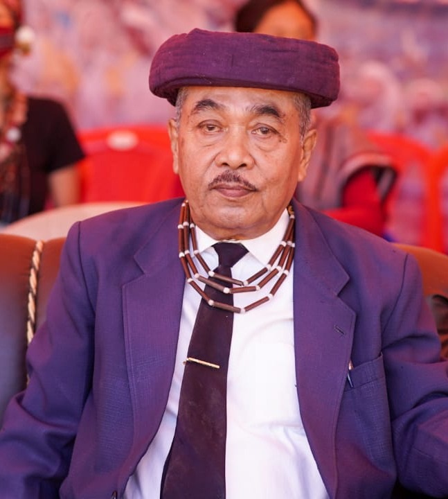 Portrait from the Wangala archive collection in traditional attire