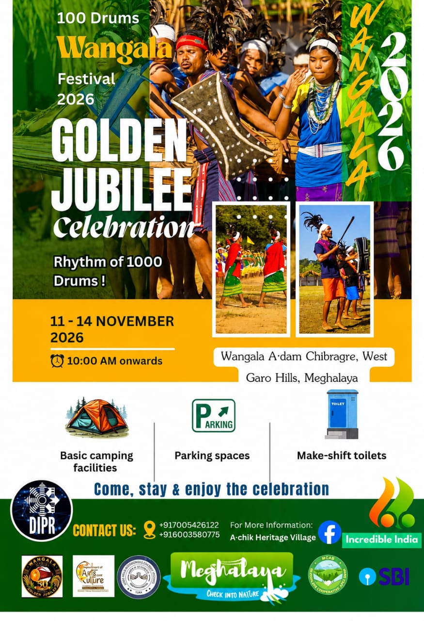 Golden Jubilee Wangala Festival 2026 poster